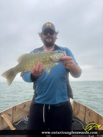 18.5" Smallmouth Bass caught on Mitchell’s Bay