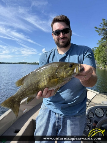 19.25" Smallmouth Bass caught on Otty Lake