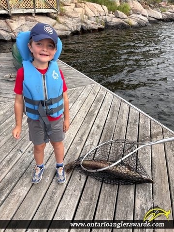 36" Northern Pike caught on Winnipeg River
