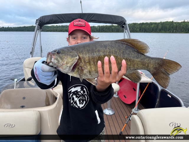 20" Smallmouth Bass caught on Black Sturgeon Lakes