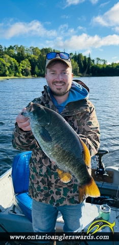 21" Smallmouth Bass caught on Dog Lake