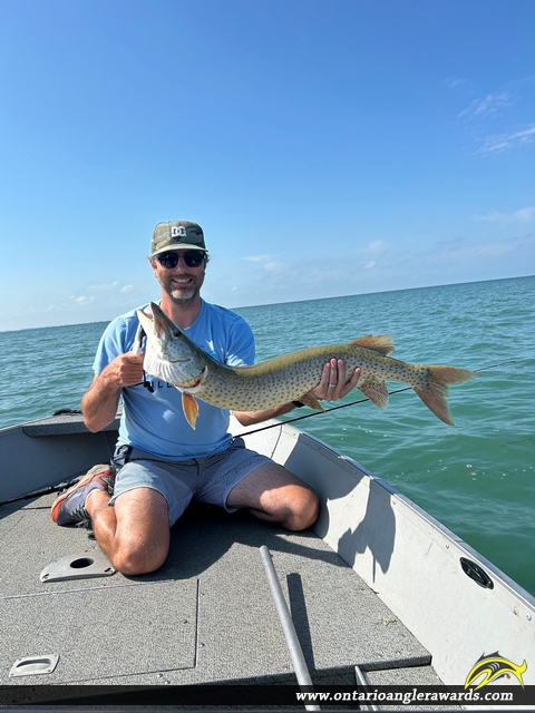 40" Muskie caught on Lake St. Clair