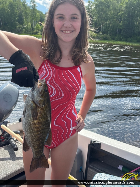 21" Smallmouth Bass caught on Ruby Lake