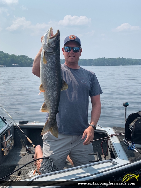 31.5" Lake Trout caught on Lake Rosseau