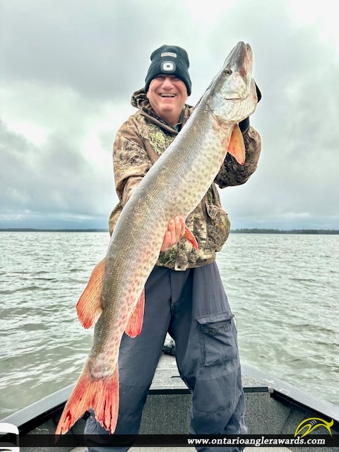 42.25" Muskie caught on Eagle Lake