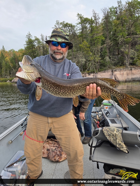 39" Northern Pike caught on Big Sand Lake