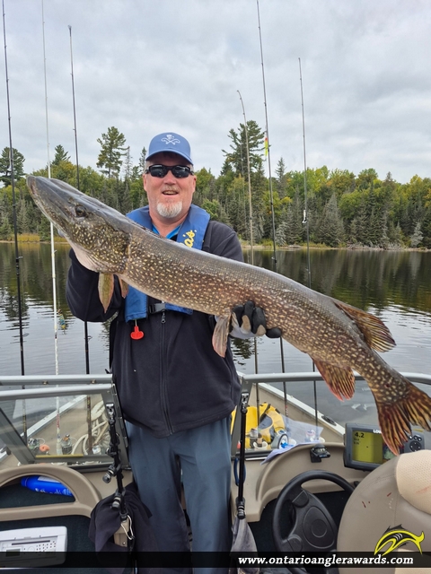 44" Northern Pike caught on Big Cedar Lake