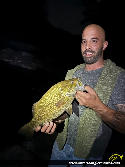 18" Smallmouth Bass caught on Lang Lake