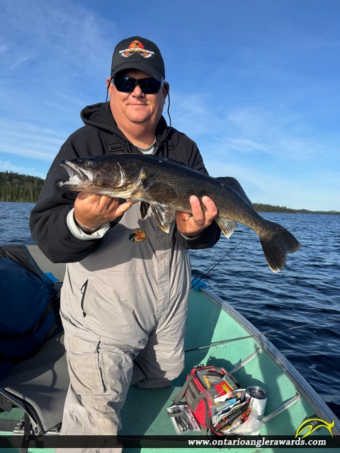 25" Walleye caught on Jubilee Lake