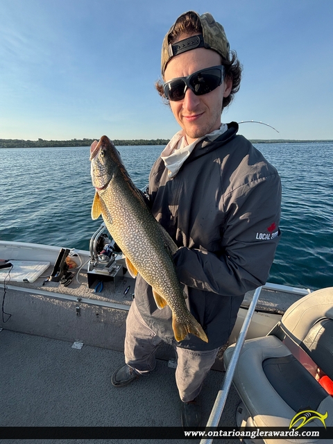27" Lake Trout caught on Georgian Bay