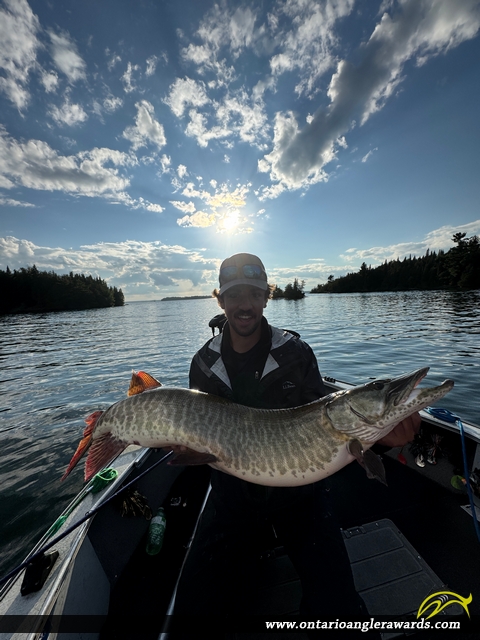 42" Muskie caught on Big Vermilion 