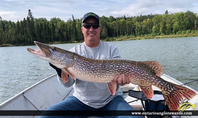42" Northern Pike caught on Pakwash Lake