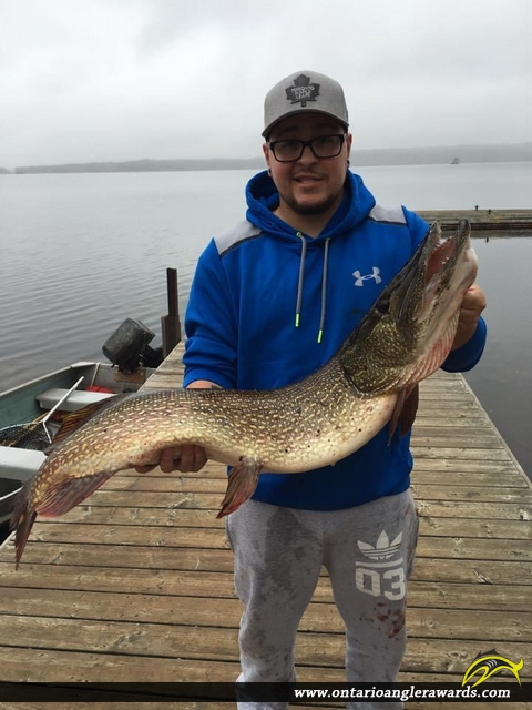 46" Northern Pike caught on Crowe Lake