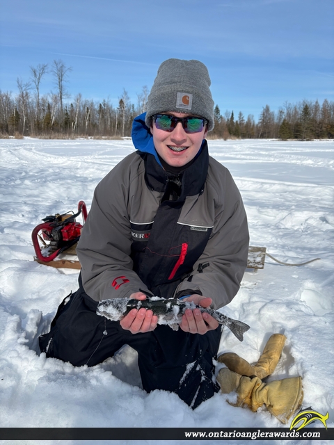 21" Rainbow Trout caught on Chailies Pond 