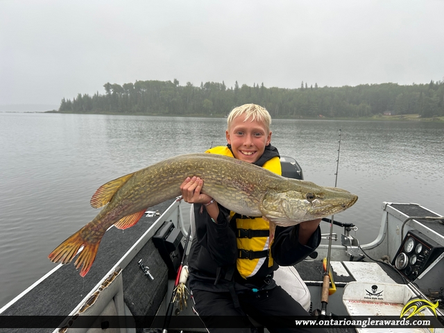 40" Northern Pike caught on Little Sand Lake