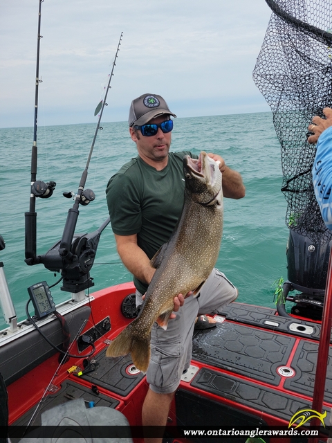 33" Lake Trout caught on Lake Ontario