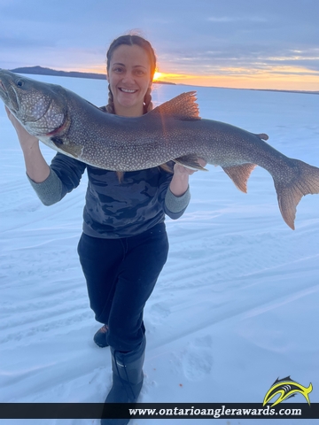 40" Lake Trout caught on Lake Nipigon