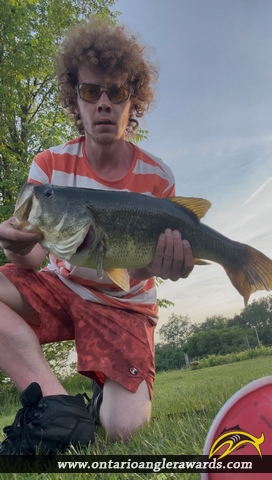 22" Largemouth Bass caught on St. Lawrence River