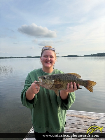 18" Smallmouth Bass caught on Chesley Lake 