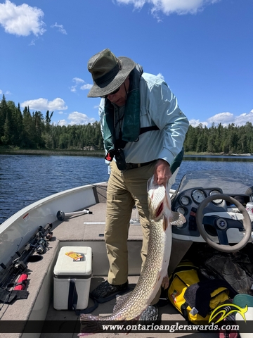 42" Northern Pike caught on Minnitaki 