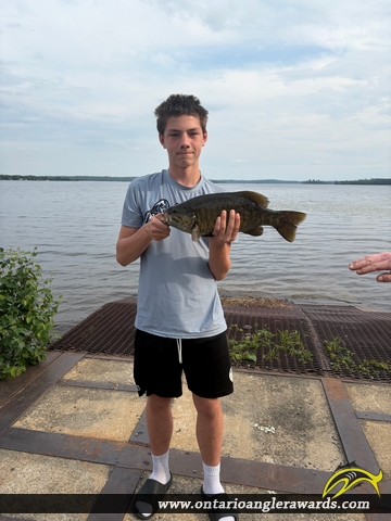 19.75" Smallmouth Bass caught on Agimak Lake (Pickerel Bay)