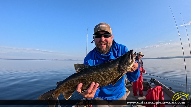26" Lake Trout caught on Lake Wanapitei