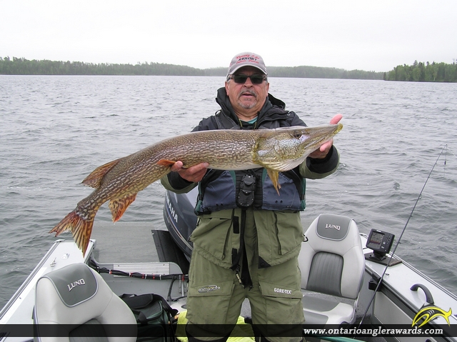 43" Northern Pike caught on Wawang Lake