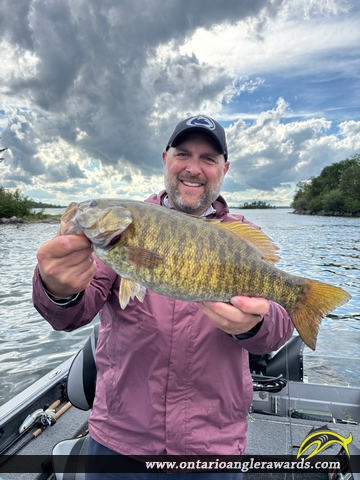 18.25" Smallmouth Bass caught on Shoal Lake