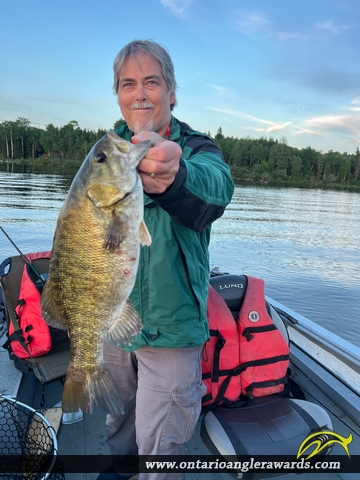 18" Smallmouth Bass caught on Pakwash