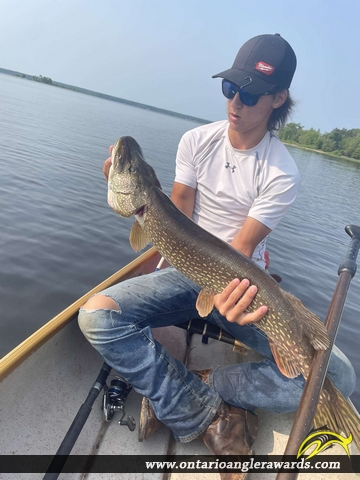 40" Northern Pike caught on St. Lawrence River