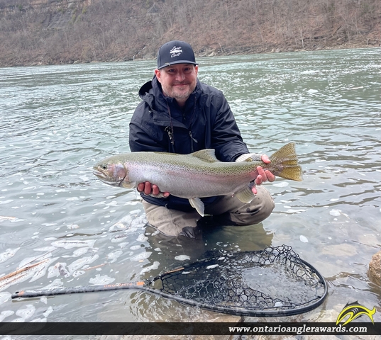 36" Rainbow Trout caught on Niagara River
