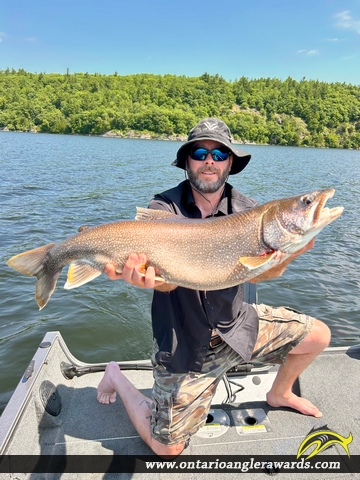 32.5" Lake Trout caught on Muskrat Lake