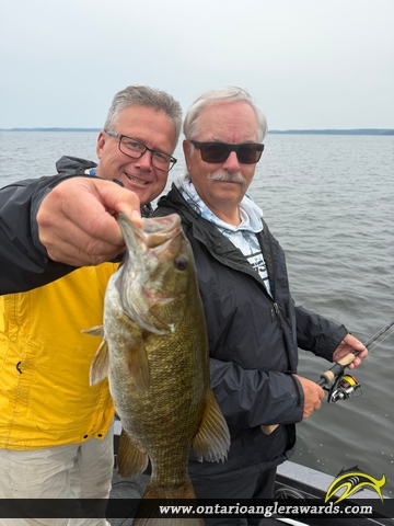 18" Smallmouth Bass caught on Big Sand Lake