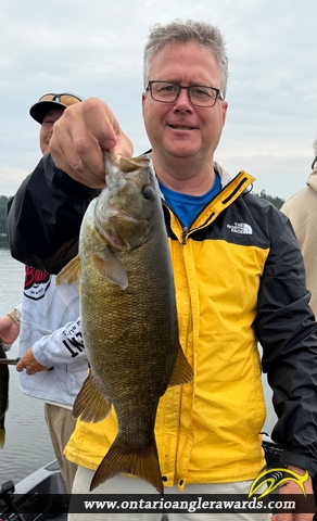 17.25" Smallmouth Bass caught on Big Sand Lake
