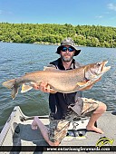 32.5" Lake Trout caught on Muskrat Lake