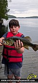 20" Largemouth Bass caught on Ahmic lake
