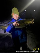 28" Walleye caught on Long Lake