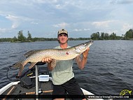 39.75" Northern Pike caught on Lake nipissing