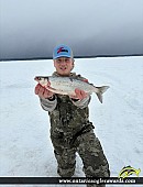 22.4" Whitefish caught on Lake Nipissing