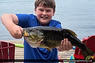 20" Largemouth Bass caught on Lake of Bays