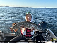 38.25" Northern Pike caught on Lake Nipigon (Humbolt Bay)