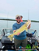 26" Walleye caught on St. Mary\'s river