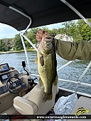 19.29" Largemouth Bass caught on Georgian Bay