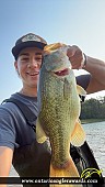 22" Largemouth Bass caught on Bass Lake