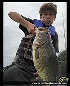 21" Largemouth Bass caught on Green Lake