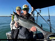 21" Brown Trout caught on Lake Ontario