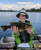 18" Largemouth Bass caught on Loch Gary