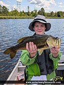 18.5" Largemouth Bass caught on Loch Gary