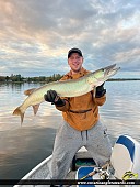 44" Muskie caught on Pigeon Lake