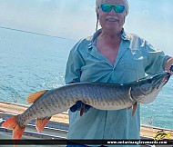40" Muskie caught on Lake St. Clair